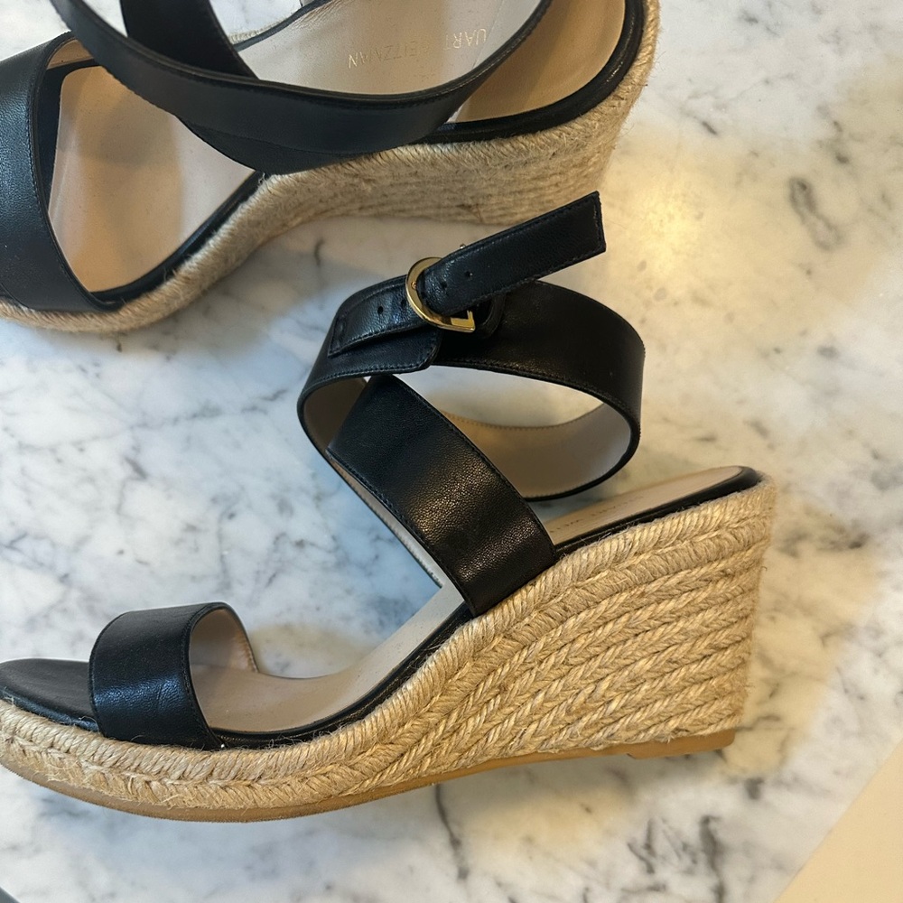 Stuart Weitzman wedge espadrilles